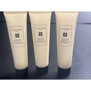 Jo Malone Wood Sage & Sea Salt Body Hand Lotion 15ml Travel Size Set of 3 New